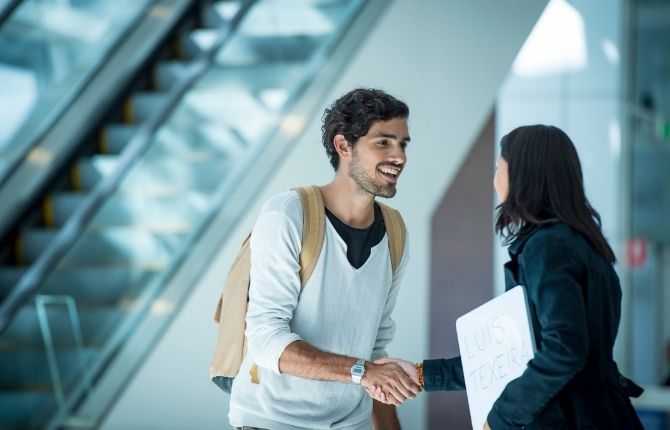 A young man who is a skilled migrant, returning to Adelaide