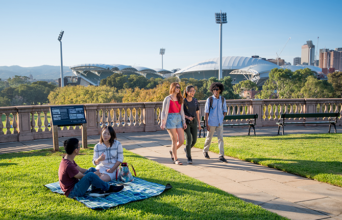 International students and graduates in Adelaide